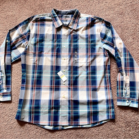 NWT Van Heusen Studio Button Up Long Sleeve - Picture 1 of 6